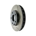 thumbnail image 4 of Stop Tech Power Slot Brake Rotor 126.62057SL SportStop Slotted; Silver E-Coated; Alloy; Single, 4 of 5