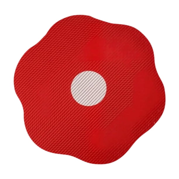 Tabla de rascado de gato, almohadilla para rascarse de flores, protector de muebles para el hogar, suministros para mascotas almohadilla de rasguño de Rojo