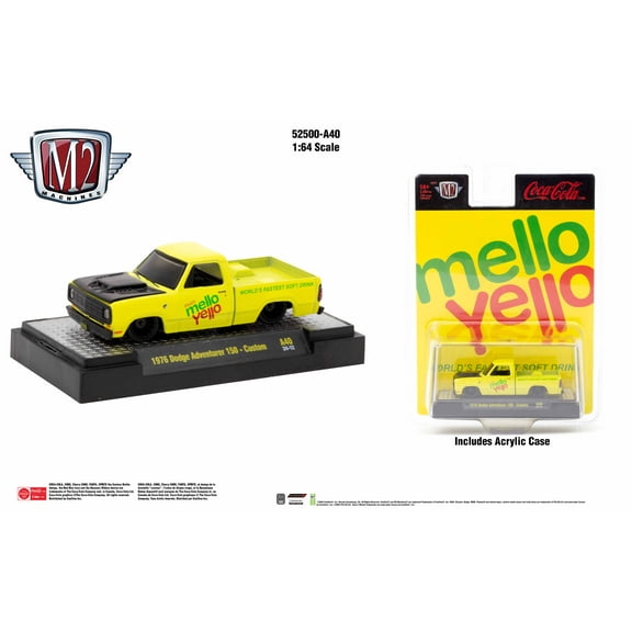 M2 Machines Coca-Cola Release A40 1976 Dodge Adventurer 150 Custom