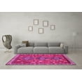 thumbnail image 3 of Ahgly Company Indoor Square Persian Pink Traditional Area Rugs, 8' Square, 3 of 4