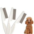 thumbnail image 2 of 1 Pcs Flea Combs, Flea Comb for Dog & CatEasily remove fleas and ticks from your pet, 2 of 5