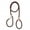 Coffee, variant on Dog Leash No Buckle Slip Lead Dog Leash Heavy Duty No Pull Leash for Small Medium Dogs Knot-free Design with Adjustable Stopper for Training Walking