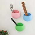 thumbnail image 5 of Silicone Toothbrush Holder Toothpaste Razor Holder Bathroom Organizer Storage Wall Mounted Small Toiletry Items,Toothbrush Sucker Holder Suction Cup Organizer Rack, 5 of 8