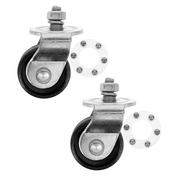 2 Pcs Jack Caster Wheel Trailer Jack Caster Wheels Wheel for Floor Jack Floor Jack Wheels Replacement Car Supplies