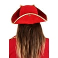 thumbnail image 2 of Chapeau Rouge Pirate Rhum Adulte, 2 of 5