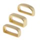 thumbnail image 5 of 1 Pieza De Bronce En Forma De D Hebilla De Metal Loop Keeper Para El Reemplazo De La Correa De Cuero - Dorado, 30 mm Sunnimix Cinturón en forma de D, 5 of 8