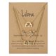 thumbnail image 1 of Collar para mujer, joyería para mujer, conjunto de 3 piezas de joyería para mujer, collar con la letra "doce" en inglés antiguo., 1 of 3