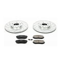 thumbnail image 3 of PowerStop Front Z23 Evolution Sport Carbon-Fiber Ceramic Brake Pad and Drilled & Slotted Rotor Kit Fits: MAZDA Select Models K5878, 3 of 10