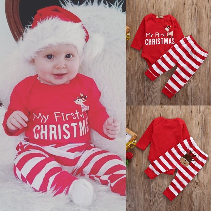 baby 1st christmas outfit