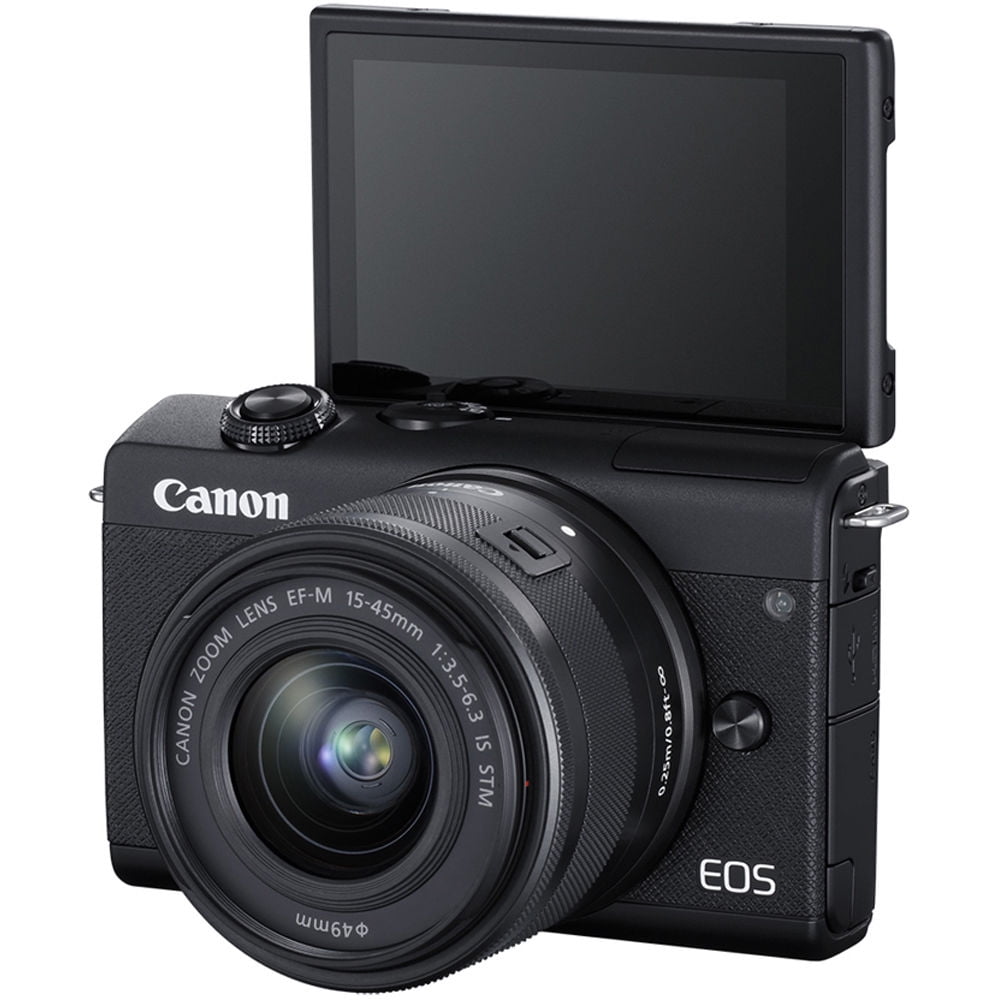 Canon EOS M200 Mirrorless Digital Camera with EF-M 15-45mm f/3.5 