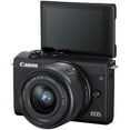 Canon EOS M200 Mirrorless Digital Camera Content Creator Kit Black