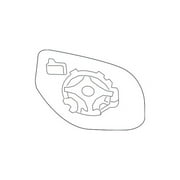 Genuine OE Mitsubishi Mirror Glass - 7632B613 Fits select: 2014-2020 MITSUBISHI OUTLANDER, 2016-2021 MITSUBISHI OUTLANDER SPORT