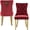WINE RED, variant on Jiayuan Song Mid-Century Modern Velvet Dining Chairs with Golden Legs & Lion Head Pull Rings, Beige (Set of 2)