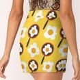 thumbnail image 5 of Scrambled Eggs Women's skirt Summer Clothes 2024 Kpop Style Trouser Skirt With Pocket Scrambled Eggs Omelet Breakfast Fun, 5 of 6