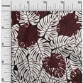 thumbnail image 2 of oneOone Tissu Velours Marron Tropical Matériel de Robe Tissu Imprimé Tissu au Mètre 58 Pouces de Large, 2 of 4