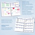 thumbnail image 3 of Clever Fox Budget Planner Premium Edition - Expense Tracker Notebook + 5 Cash Envelopes, Budget Planner Organizer; Budget Book & Journal to Control Your Money, Undated; A5 Hardcover - Periwinkle, 3 of 4