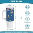 thumbnail image 3 of SKYSONIC Insulated Tumblers with Lids and Straws Handles 40oz Water Bottle Cosmical Planets Spaceships Travel Mug Reusable Stainless Steel Thermos Vacuum, 3 of 7