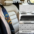 thumbnail image 6 of Yuyamidu Sunflower Seat Belt Cover Pad for Car Van Sedan Truck 2 PCS Starry Sky Auto Seatbelt Covers Universal Flannel Shoulder Strap Pad for Car Accessories, 6 of 7