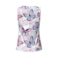 thumbnail image 5 of Haiem Butterflies in Pastel Workout Tank Tops for Women, Athletic Sports Slim-Fit Tank Tops, Compression Sleeveless Dry Fit Shirts,Athletic Shirt-XX-Large, 5 of 9