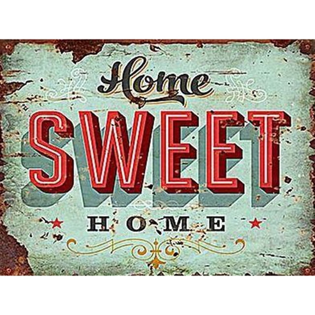 Cuadros Decorativos 5D bricolaje completo taladro diamante pintura hogar dulce hogar bordado artesanía Kit pared arte Likrtyny embutido en tela