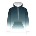 thumbnail image 4 of Hoodie Mens Shirts Hooded Drawstring Adjustable Shirt Men Casual Round Neck Pockets Gradation Print Pullover Long Sleeve Hooded Sweatshirt Everyday,Streetwear,Outdoor Sports Clothing Shirts For Men, 4 of 4