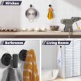 thumbnail image 3 of Juego de Accesorios de Baño Ganchos para Toallas, Toallero + Portarrollos para Papel + Toallero Barra + 7 Gancho de Acero Inoxidable, para Familia, Hotel, Bar, 3 of 4