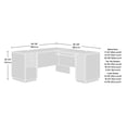thumbnail image 3 of Sauder® Collection Englewood™ L-Bureau (2 Boîtes), Finition Spiced Mahogany™, 426914, 3 of 9