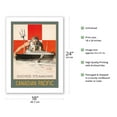 thumbnail image 2 of Duchess Steamships - Canadian Pacific - Neptune - Vintage Ocean Liner Travel Poster by Percy Angelo Staynes c.1929 - Bamboo Fine Art 290gsm Paper Print (Unframed) 18x24in, 2 of 4