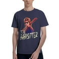 thumbnail image 1 of Stranger Things Steve The Babysitter Portrait Men's Basic Short Sleeve T-Shirt Navy Blue Medium, 1 of 5