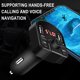 thumbnail image 5 of Adaptador dual USB para automóvil Inalámbrico Bluetooth Cargador USB rápido Manos libres Transmisor FM Bluetooth, 5 of 9