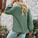 thumbnail image 1 of Top Suelto De Punto, Cómodo Bolsillo En El Pecho Agradable A La Piel, Camiseta De Punto De Poliéster Para Mujer Para Otoño E Invierno, 1 of 6