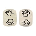 thumbnail image 4 of Juego de dados Sunnimix Adivinar los dedos 2 piezas Color Blanco, 4 of 7