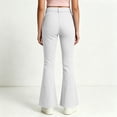 thumbnail image 6 of Mitankcoo Girls High Waist Flare Pants Classic Stretch Trousers with Pocket for Kids Fashion Casual 5-16Y, 6 of 7