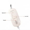 thumbnail image 4 of Heated Blanket Cozy Soft Flannel Electric Heated Winter Blanket Blanket Electric Heated Soft Electric Blanket on Clearance, 4 of 5