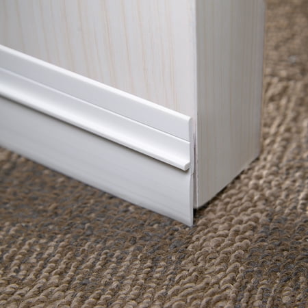 Door Sweep Weather Stripping Bottom Seal Strip 1 9 Width X 39 Length White