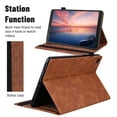 thumbnail image 6 of Dteck Case for Samsung Galaxy Tab A 8.0 2019 Model (SM-T290/T295), Multiple Viewing Angles Stand Folio Cover with Pocket,Brown, 6 of 6