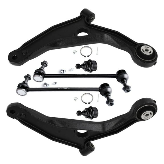 ECCPP - 6PC Lower Control Arm Lower Ball Joint Sway Bar End Link - Compatible with 2009-2015 for Dodge Journey - K500120 K641333 K641334 K750382 Suspension Kit