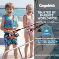 thumbnail image 4 of Gogokids Kids Swim Vest Life Jacket,Toddler Floaties Jacket Buoyancy Swimsuit Trainer Vests Pool Swimming Aid with Dual Safety Strap for Boys and Girls, Fits 24-77 lbs, 4 of 10