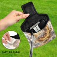 thumbnail image 4 of Haosy Golden Light in Clouds Golf Mallet Putter Cover Strong Magnetic Leather Golf Club Headcover Closure, 4 of 7
