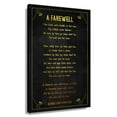 thumbnail image 1 of A Farewell Poem Wall Decor Alfred Lord Tennyson Quote Wall Art Poetry Poster Pictures for Living Room Artwork for Bedroom Decorative Paintings Framed 20x30 in, 1 of 5