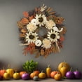 thumbnail image 4 of Yuarrent de calabaza de otoño, decoración colgante de puerta principal de Acción de Gracias, de otoño Artificial de plástico Decoración del hogar, 4 of 6