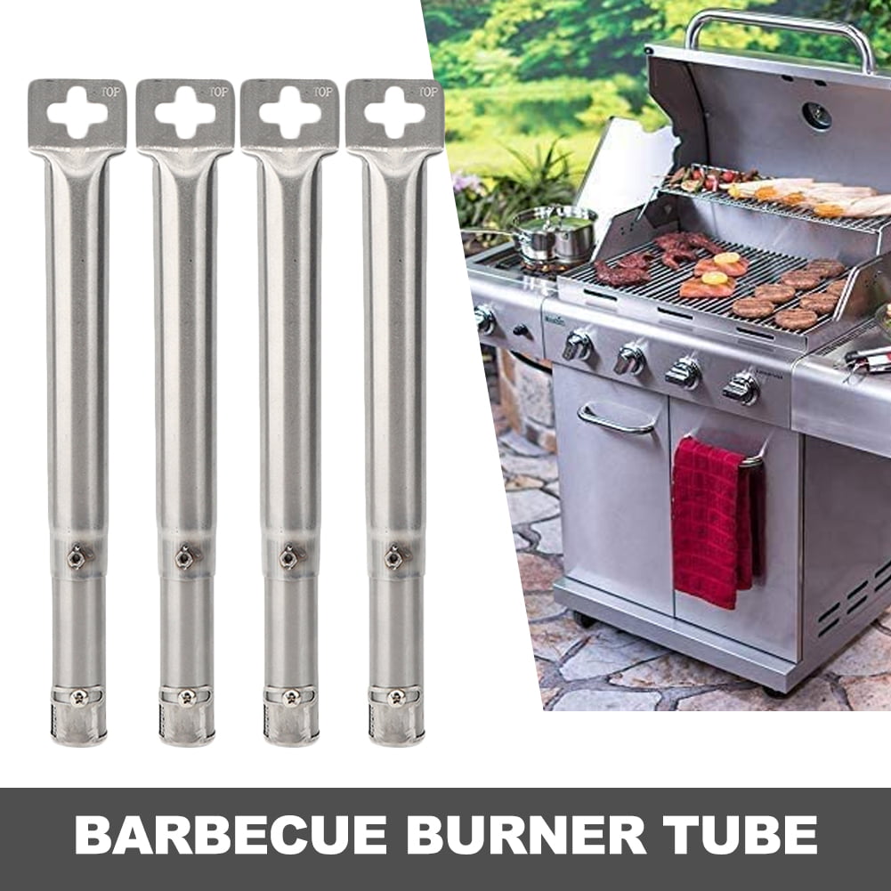 BARBECUE LARGE STAINLESS STEEL UNIVERSAL BBQ GAS GRILL DUAL BAR BURNER & TUBES 