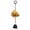 D, variant on Decorr Halloween Hanging Bell Ornament, 9.06 Inch Witch Hat Black Cat Sculpture Wind Chime Pendant, Gothic Spooky Wall Door Hanging Decor, Halloween Decorations for Party Home Entryway