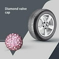 thumbnail image 7 of Diamond Tire Valve Caps, Universal Tire Caps with Rhinestone Flashing LED Light, Anti-Leakage and Universal Fit for Cars, SUVs, Trucks, Motorcycles, and Bicycles, 7 of 7