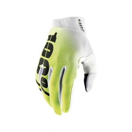 100 Percent  Ridefit Mens Gloves, Korp Yellow - Medium