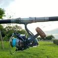 thumbnail image 5 of Spinning Reel, Saltwater Fishing Reels with Wooden Handle 13 BB Light Weight 43LB Max Drag, 4.7:1/5.2:1 Gear Ratio Summer/ICE Fishing Beginners Kids Friendly (BK7000), 5 of 10
