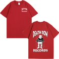 thumbnail image 1 of Camisetas con estampado de Death Row Records, ropa informal de manga corta de gran tamaño, 100% algodón, cuello redondo, color negro, Unisex, 1 of 4