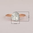 thumbnail image 5 of 0.35 CTW Natural Diamond Polki Solitaire Women Valentines Day Gifts Ring 925 Sterling Silver 14K Rose Gold Plated, 5 of 5