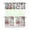 White-4, variant on Kitchen Curtains and Valance Set 24 Inch Tier Pioneer Colorful Floral Curtains Small Drapes for Cafe Living Room Bathroom Farmhouse 3 Pieces Set Rod Pocket