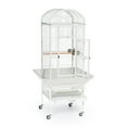 thumbnail image 4 of Prevue Pet Products Small Dome Top Bird Cage - Chalk White 34512, 4 of 16